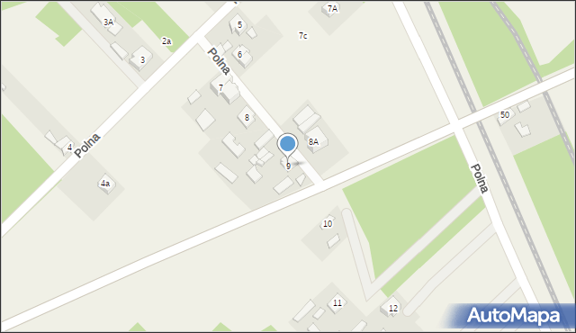 Bełchów, Polna, 9, mapa Bełchów