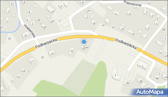 Besko, Podkarpacka, 9, mapa Besko