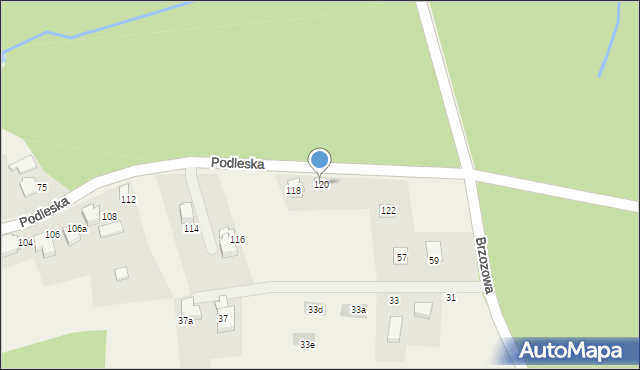 Bestwina, Podleska, 120, mapa Bestwina