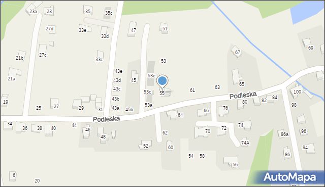 Bestwina, Podleska, 55, mapa Bestwina