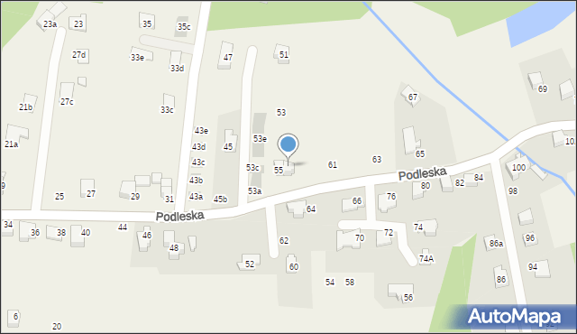 Bestwina, Podleska, 59, mapa Bestwina