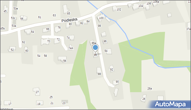 Bestwina, Podleska, 86, mapa Bestwina