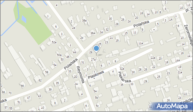 Białobrzegi, Polańska, 27b, mapa Białobrzegi