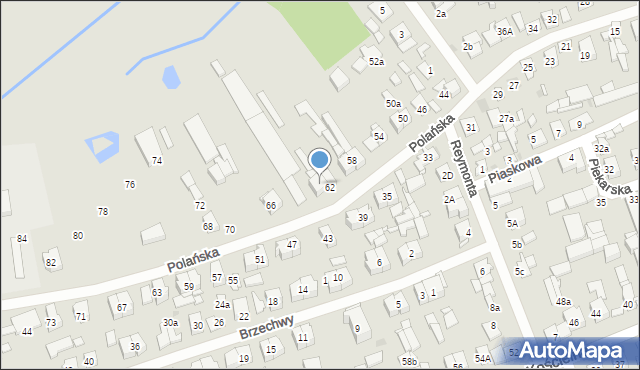 Białobrzegi, Polańska, 64, mapa Białobrzegi