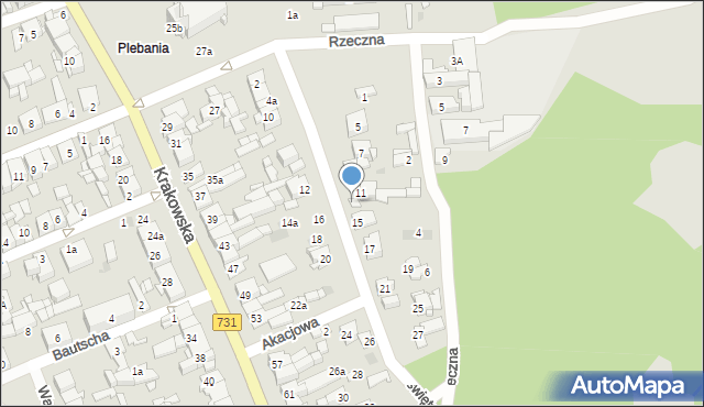 Białobrzegi, Poświętna, 13, mapa Białobrzegi