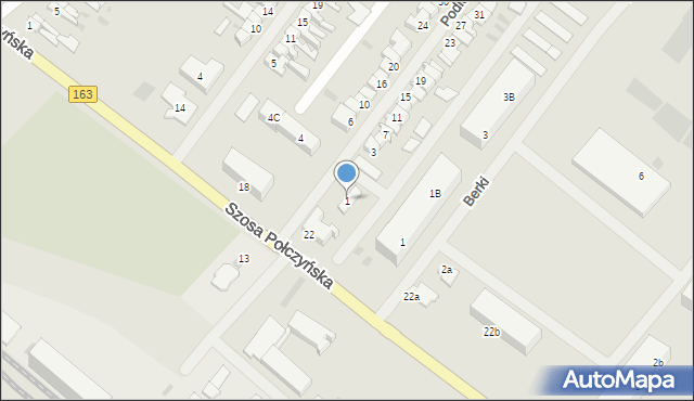 Białogard, Podlaska, 1, mapa Białogard