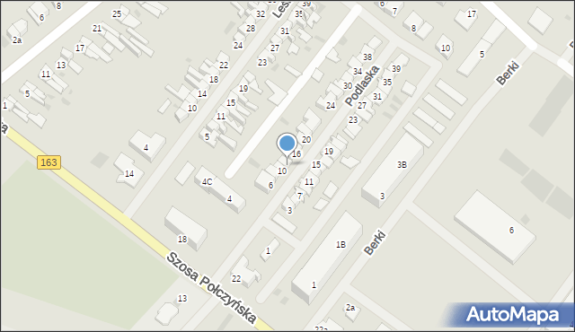 Białogard, Podlaska, 12, mapa Białogard