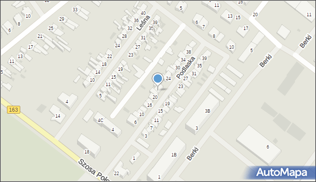 Białogard, Podlaska, 22, mapa Białogard