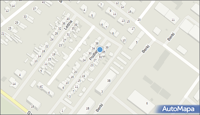 Białogard, Podlaska, 31, mapa Białogard