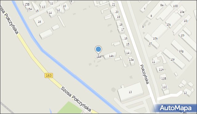 Białogard, Połczyńska, 14A, mapa Białogard
