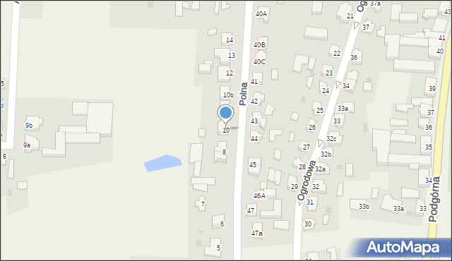 Białośliwie, Polna, 10, mapa Białośliwie
