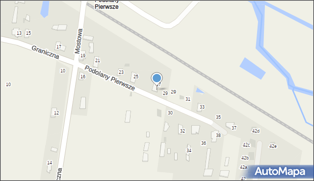 Białowieża, Podolany Pierwsze, 27, mapa Białowieża