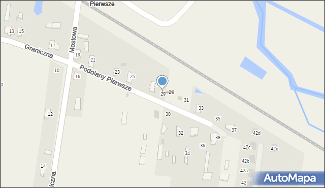 Białowieża, Podolany Pierwsze, 29, mapa Białowieża