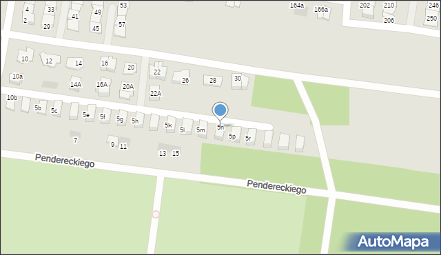 Białystok, Potockiego Ignacego, 5n, mapa Białegostoku