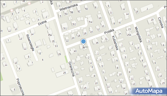 Białystok, Polska, 39, mapa Białegostoku