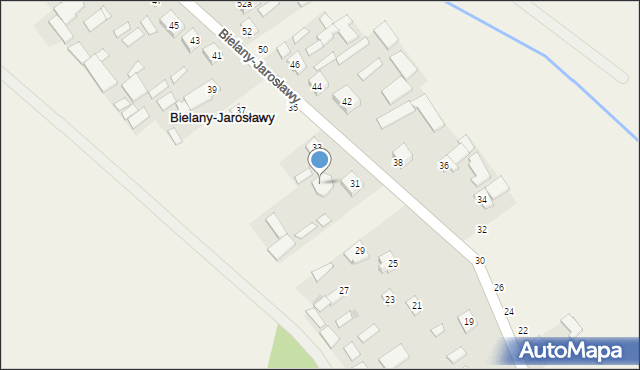 Bielany-Żyłaki, Podlaska, 31a, mapa Bielany-Żyłaki