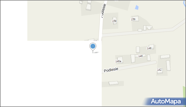 Bieliny, Podlesie, 179, mapa Bieliny