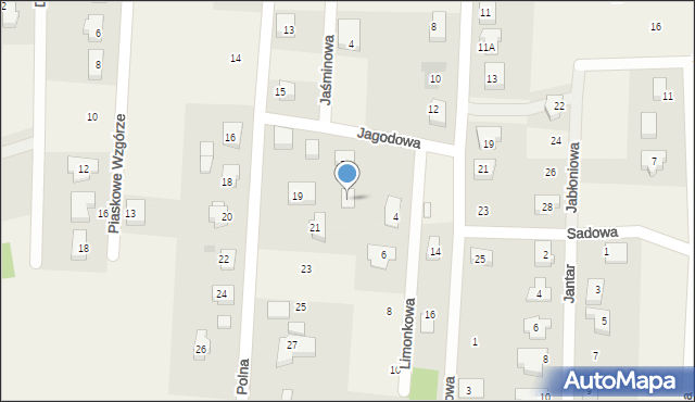 Bielkówko, Polna, 19a, mapa Bielkówko