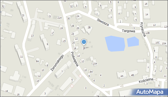Bielsk Podlaski, Poświętna, 16, mapa Bielsk Podlaski