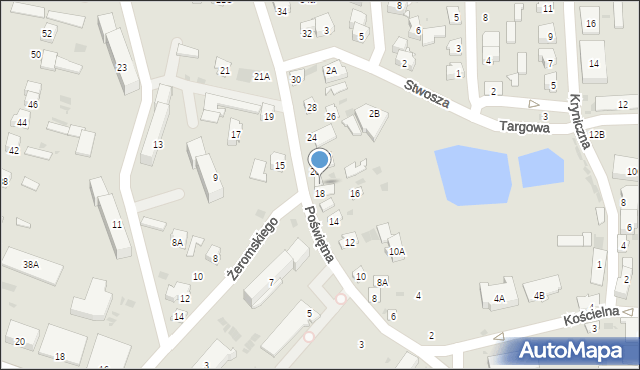 Bielsk Podlaski, Poświętna, 18/2, mapa Bielsk Podlaski