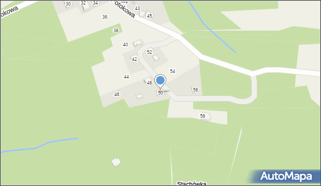 Biertowice, Potokowa, 50, mapa Biertowice