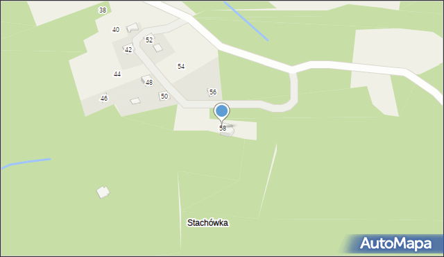 Biertowice, Potokowa, 58, mapa Biertowice