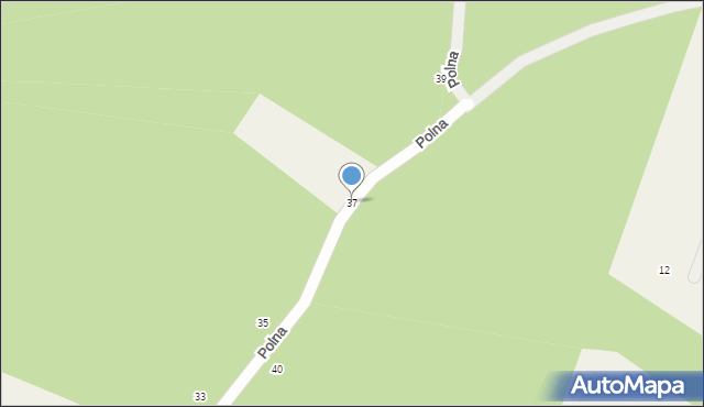 Bieszkowice, Polna, 37, mapa Bieszkowice