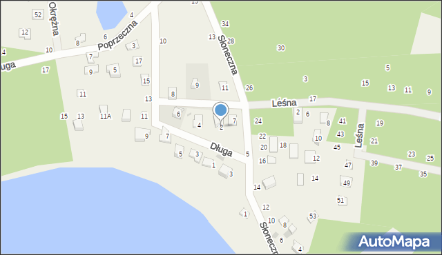 Bieszkowice, Poprzeczna, 2, mapa Bieszkowice