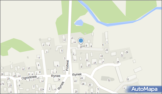 Biskupice, Podwal, 10, mapa Biskupice