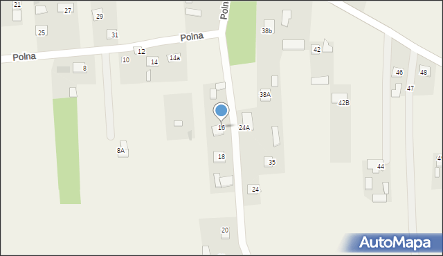 Biskupice, Polna, 16, mapa Biskupice