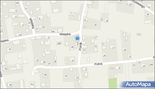 Biskupice, Polna, 4, mapa Biskupice