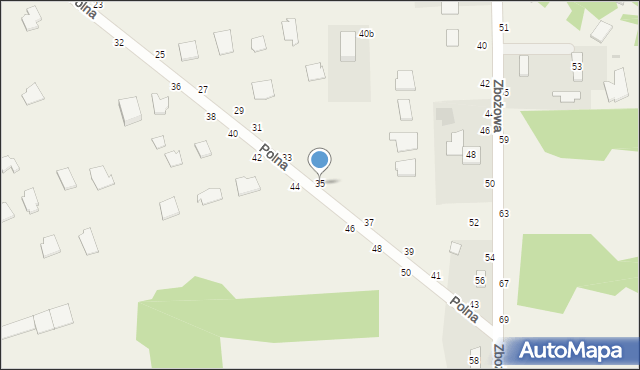 Biskupice, Polna, 35, mapa Biskupice