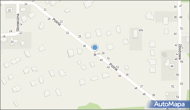 Biskupice, Polna, 38, mapa Biskupice