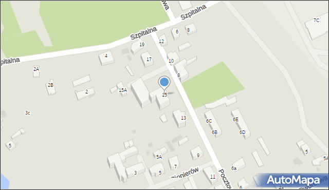 Bobolice, Pocztowa, 15, mapa Bobolice