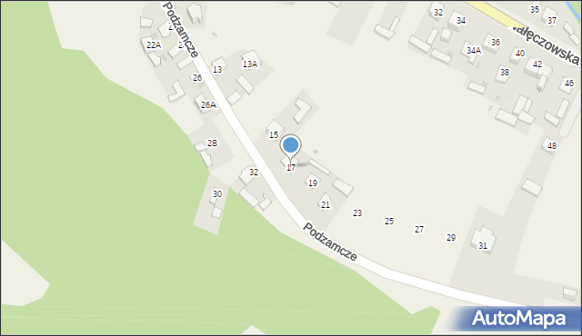 Bochotnica, Podzamcze, 17, mapa Bochotnica