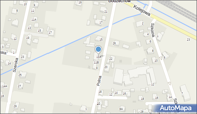 Bodzechów, Polna, 11A, mapa Bodzechów