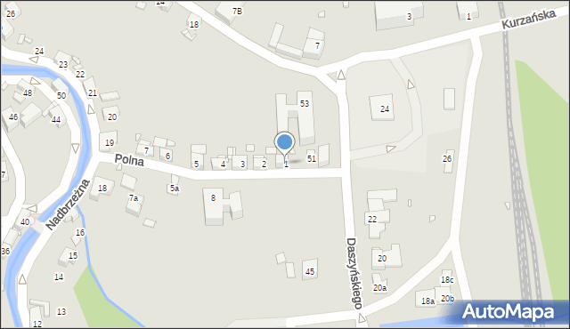Bogatynia, Polna, 1, mapa Bogatynia
