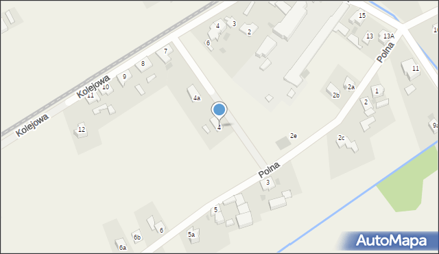 Bogdaniec, Polna, 4, mapa Bogdaniec