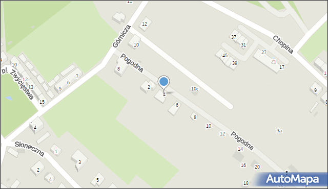 Boguszów-Gorce, Pogodna, 4, mapa Boguszów-Gorce