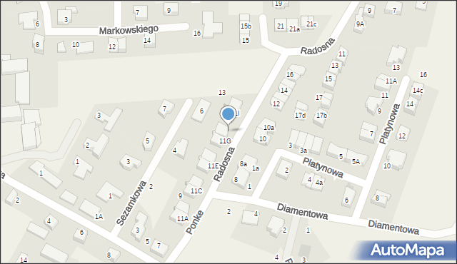 Bojano, Ponke Pawła, 11H, mapa Bojano
