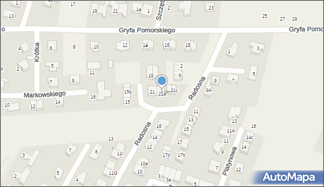 Bojano, Ponke Pawła, 21a, mapa Bojano