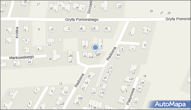 Bojano, Ponke Pawła, 21b, mapa Bojano