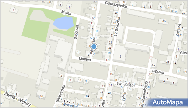 Bojanowo, Półwiejska, 2, mapa Bojanowo