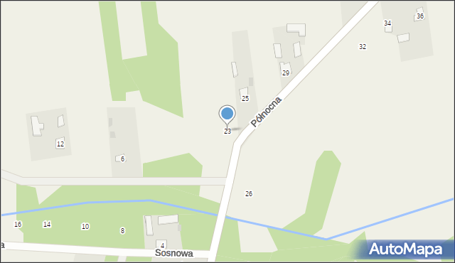 Bojmie, Północna, 23, mapa Bojmie