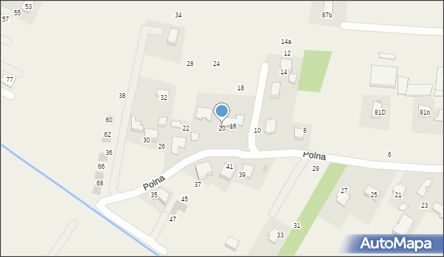 Bolechowice, Polna, 20, mapa Bolechowice