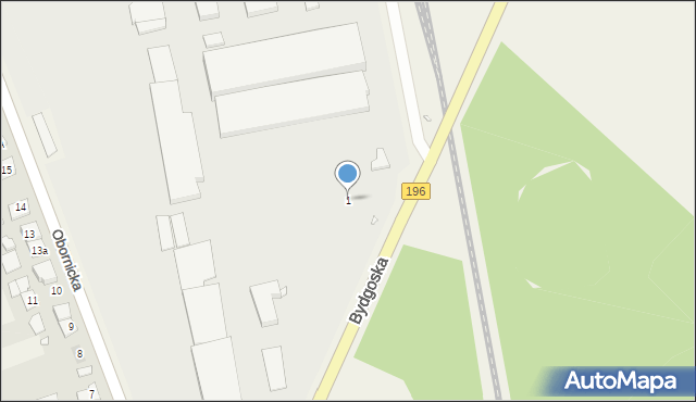 Bolechowo, Poznańska, 1, mapa Bolechowo