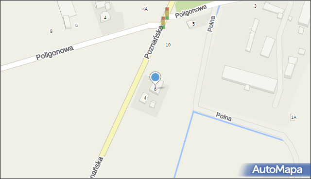 Bolechowo, Poznańska, 6, mapa Bolechowo