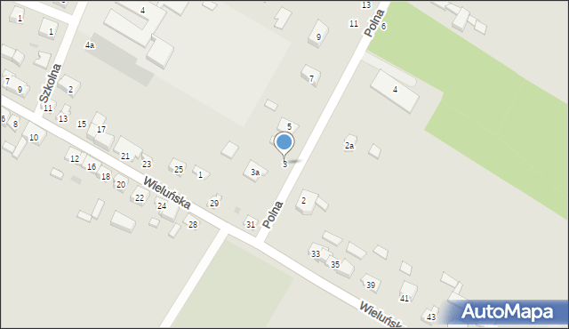 Bolesławiec, Polna, 3, mapa Bolesławca