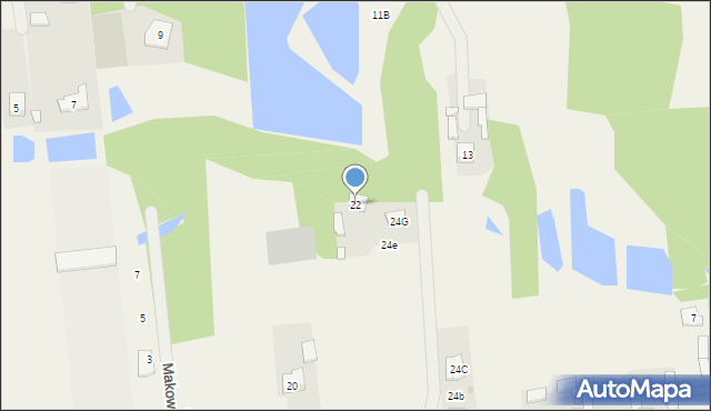 Borek, Polna, 22, mapa Borek