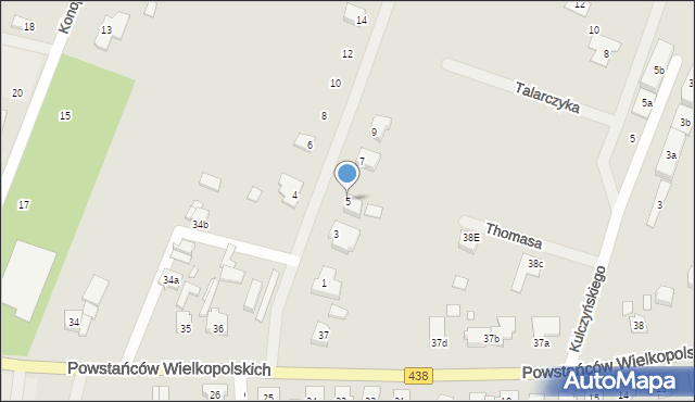 Borek Wielkopolski, Powstańców Ziemi Boreckiej, 5, mapa Borek Wielkopolski